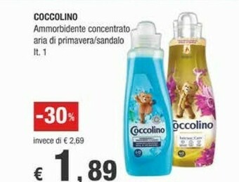 Crai Coccolino Ammorbidente offerta