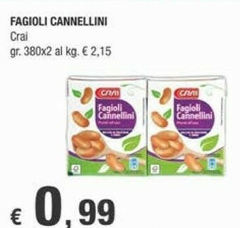 Crai Fagioli offerta