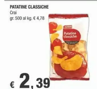 Crai Cam Patatine fritte offerta