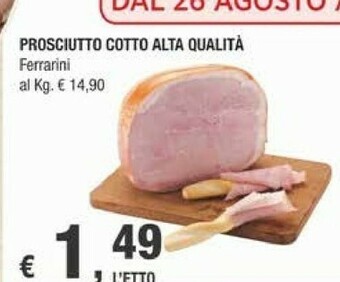 Crai Ferrarini Prosciutto cotto offerta