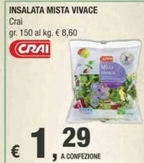 Crai Insalata offerta