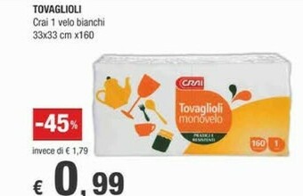 Crai Tovaglioli offerta