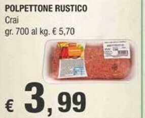 Crai Crai Polpettone Rustico offerta