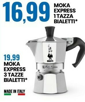 Eurospin Bialetti Moka Express 1 Tazza offerta