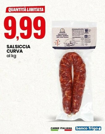 Eurospin Salsiccia Curva offerta