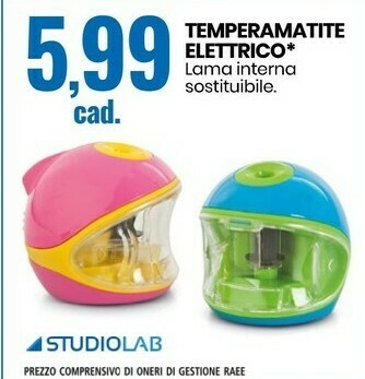 Eurospin Studiolab Temperamatite Elettrico offerta