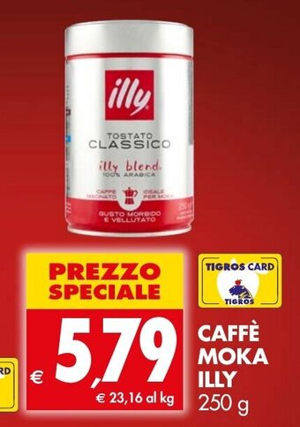 Tigros CAFFÈ MOKA ILLY 250 g offerta