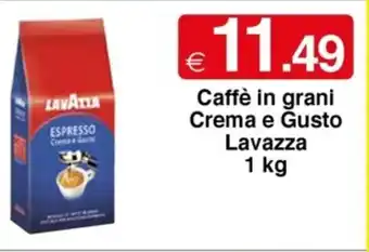 Sì con te Caffè in grani Crema e Gusto Lavazza 1 kg offerta