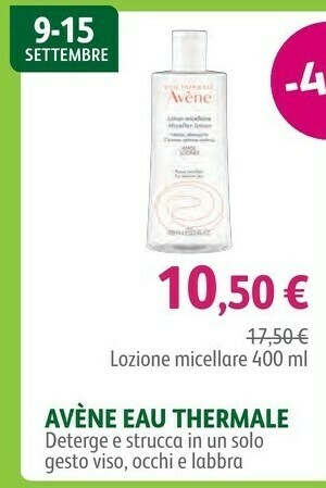 Lloyds Farmacia Avène Eau Thermale Deterge E Strucca In Un Solo Gesto Viso, Occhi E Labbra offerta