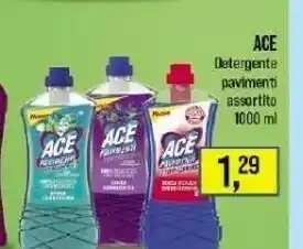 Lillapois Ace Detergente Pavimenti 1000 Ml offerta