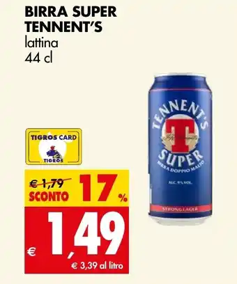 BIRRA SUPER TENNENT'S lattina 44 cl
