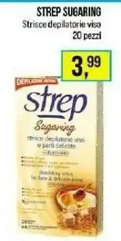 Strep Sugaring Strisce Depilatorie Viso