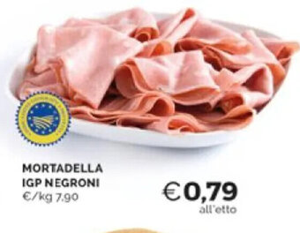 Mercatò MORTADELLA IGP NEGRONI offerta