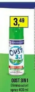 Oust 3 In 1 Elimina Odori Spray