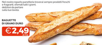 Mercatò BAGUETTE DI GRANO DURO offerta