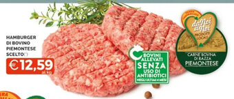 Mercatò HAMBURGER DI BOVINO PIEMONTESE SCELTO offerta