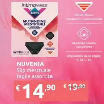 NUVENIA Slip mestruale taglie assortite