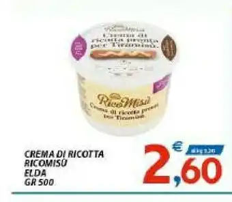 Vivo Supermercati Elda Crema Di Ricotta Ricomisu offerta