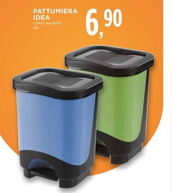 PATTUMIERA IDEA colori assortiti 18L