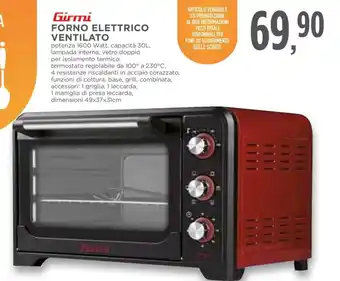 Girmi FORNO ELETTRICO VENTILATO
