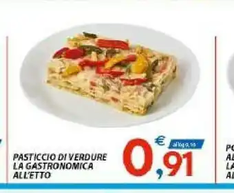 Vivo Supermercati Pasticcio Di Verdure La Gastronomica offerta