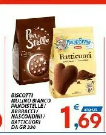 Vivo Supermercati Mulino Bianco Biscotti Pan Di Stelle / Abrracci / Nascondini / Batticuori offerta