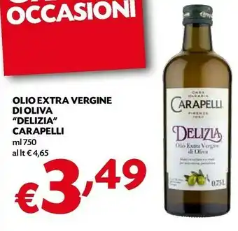 Borello Supermercati Casa Olearia Carapelli - Delizia Olio Extra Vergine Di Oliva 750 G(ml) offerta