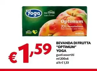 Yoga Bevanda Di Frutta "optimum"