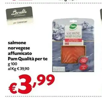 Pam Qualita Per Te Salmone Norvegese Affumicato 100g