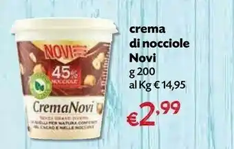 Novi Novi - CremaNovi 45% Nocciole 200 g(ml)