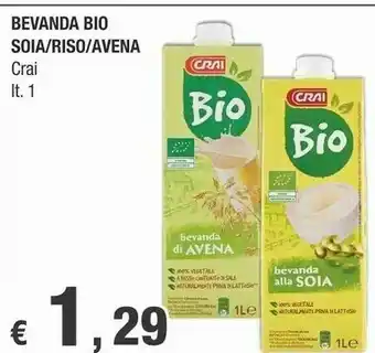 Crai Crai Bevanda Bio Soia offerta