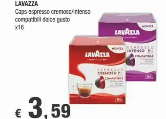 Crai Lavazza Espresso Cremoso Capsule Caffè 16 Pezzo(i) offerta