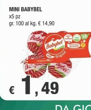 Crai Babybel Mini 100 G(ml) offerta