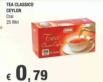 Crai Ceylon Tea Classico offerta