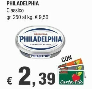 Crai Philadelphia Classico offerta