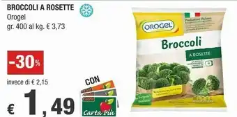 Crai Orogel Broccoli Rosette I Vegetali offerta