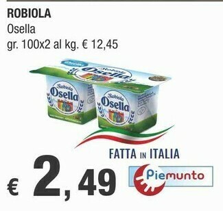 Crai Osella Robiola offerta