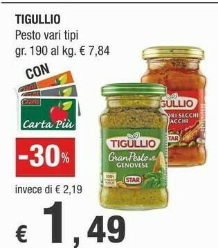 Crai Tigullio Pesto offerta