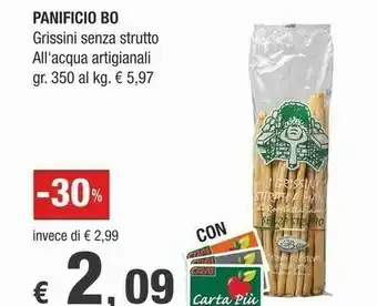 Panificio bo Grissni Senza Strutto