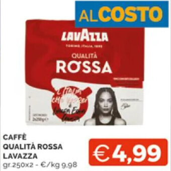 Mercatò CAFFE QUALITÀ ROSSA LAVAZZA gr.250x2 offerta