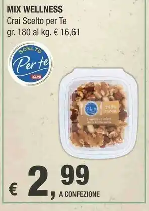 Crai Crai Mix Wellness offerta
