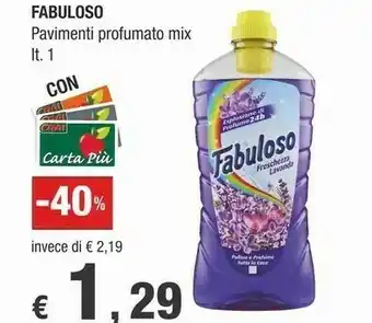 Crai Fabuloso Pavimenti Profumato Mix offerta