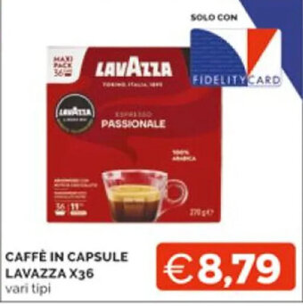 CAFFÈ IN CAPSULE LAVAZZA X36 vari tipi