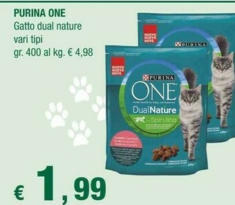 Crai Purina One Gatto Dual Nature offerta