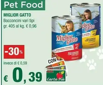 Crai Miglior Gatto Bocconcini offerta