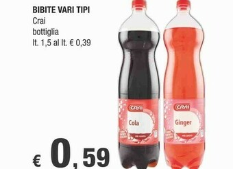 Crai Crai - Cola Classica 1500 G(ml) offerta