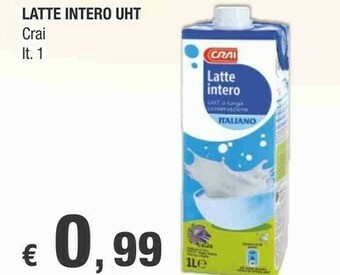 Crai Crai Latte Intero Uht offerta