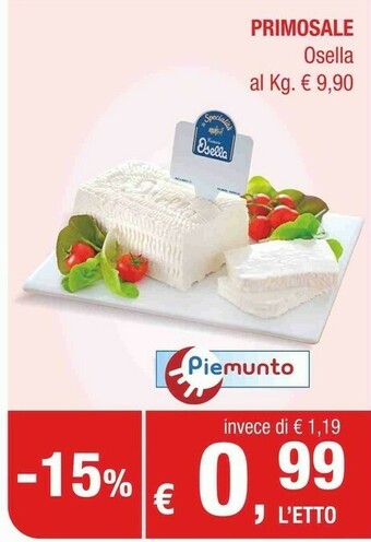 Crai Fattorie Osella Il Primosale offerta