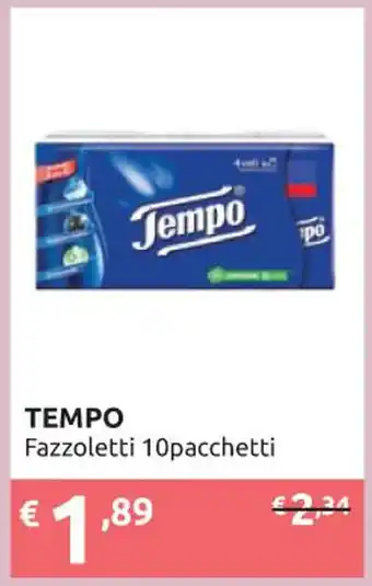 Ipersoap TEMPO Fazzoletti 10pacchetti offerta