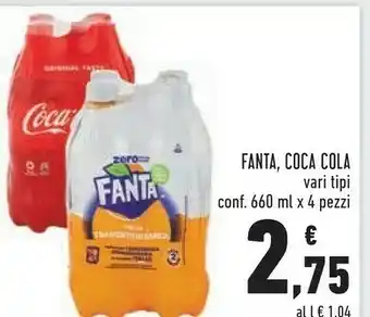 Conad Fanta Coca cola zero offerta